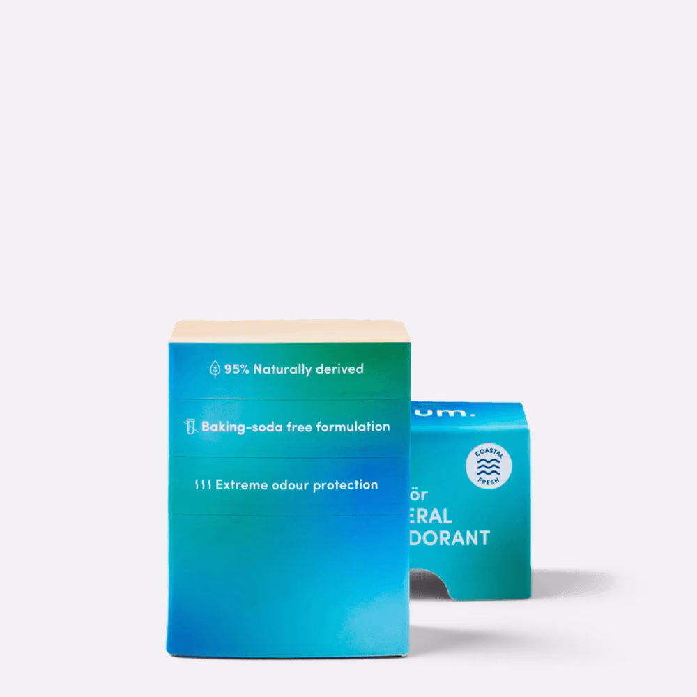 Natural deodorant packaging