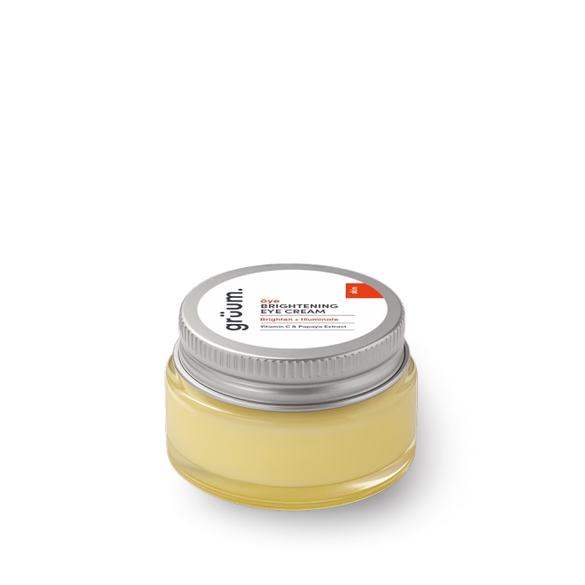 Jar of eye brightening cream