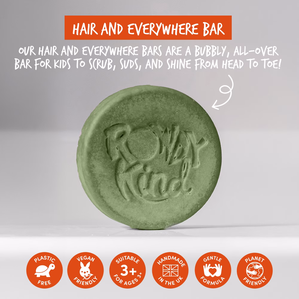 Green hair and everywhere bar