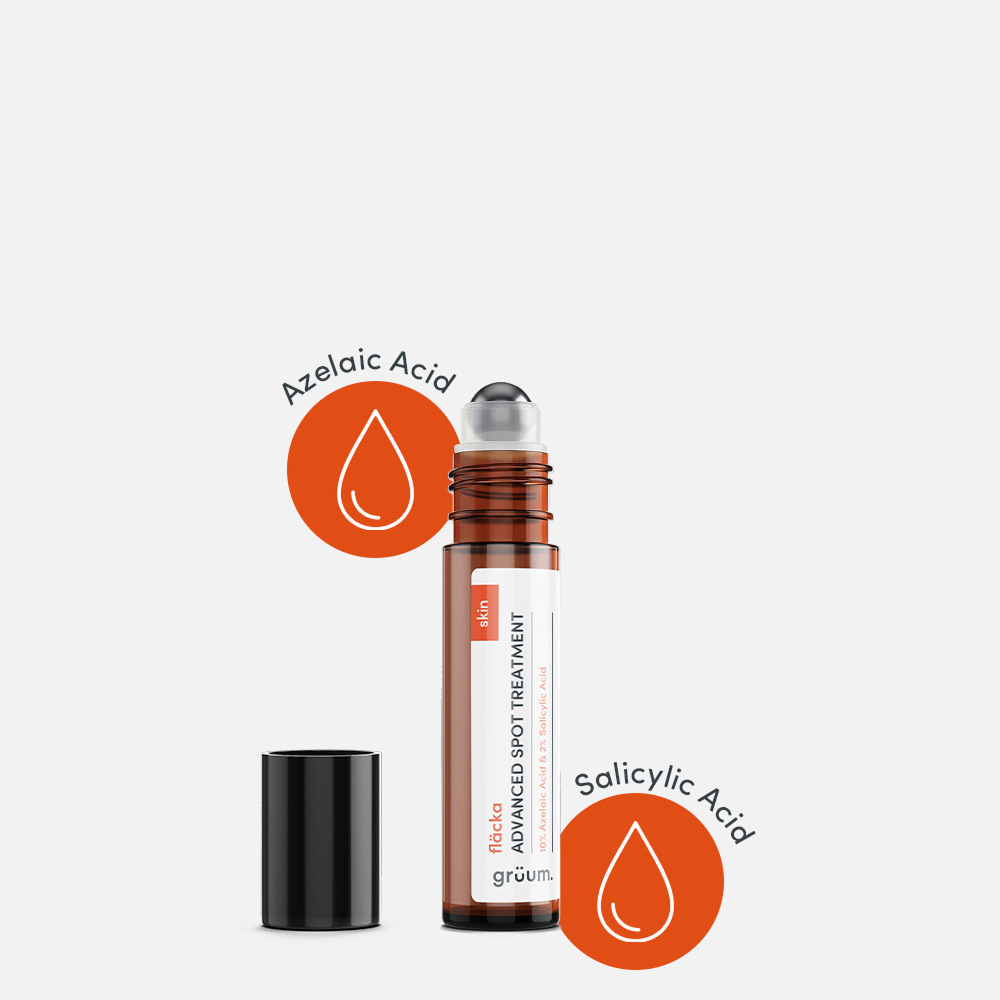 Roll-on spot treatment bottle