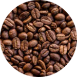 Close-up of coffee beans.