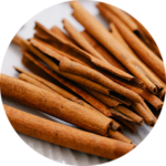 Close-up of cinnamon sticks