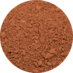 Brown powdered cocoa texture.