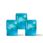 Three boxes of mineral deodorant