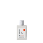 White lotion bottle with branding label