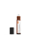 Roll-on fragrance bottle with open cap