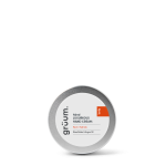 Hand cream tin on black background