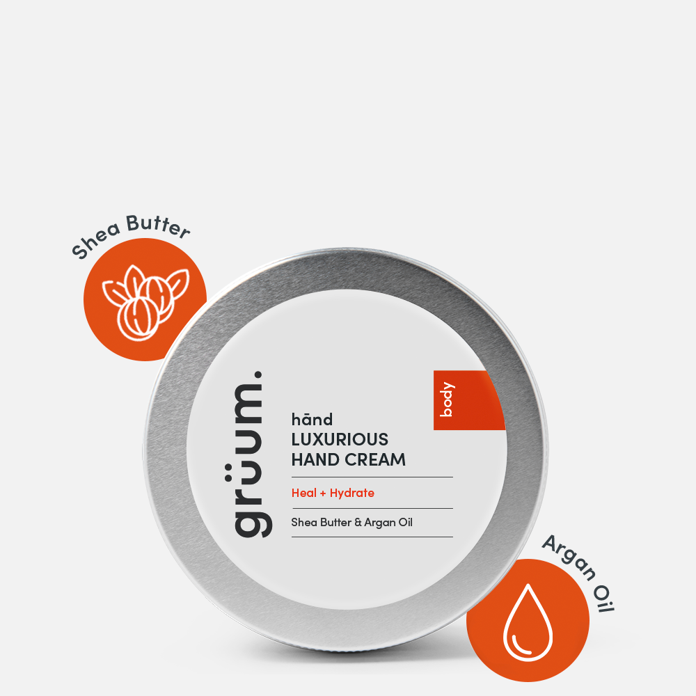 Tin of luxurious hand cream