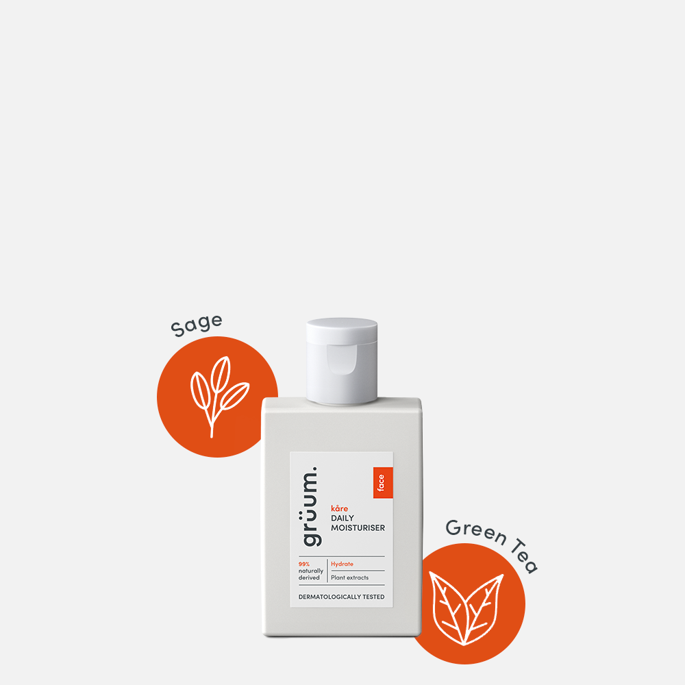 Moisturiser with sage and green tea