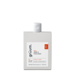 White bottle of face wash