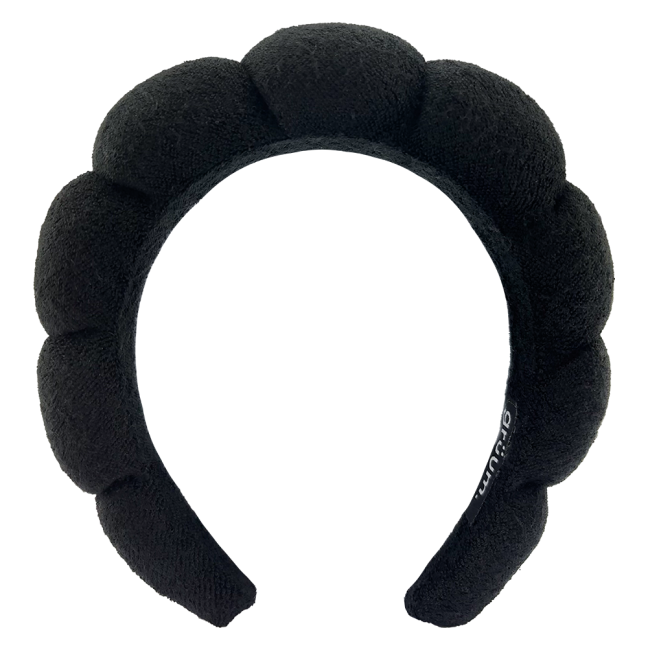 Black padded headband