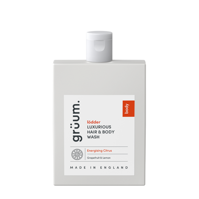 Bottle of luxurious body wash