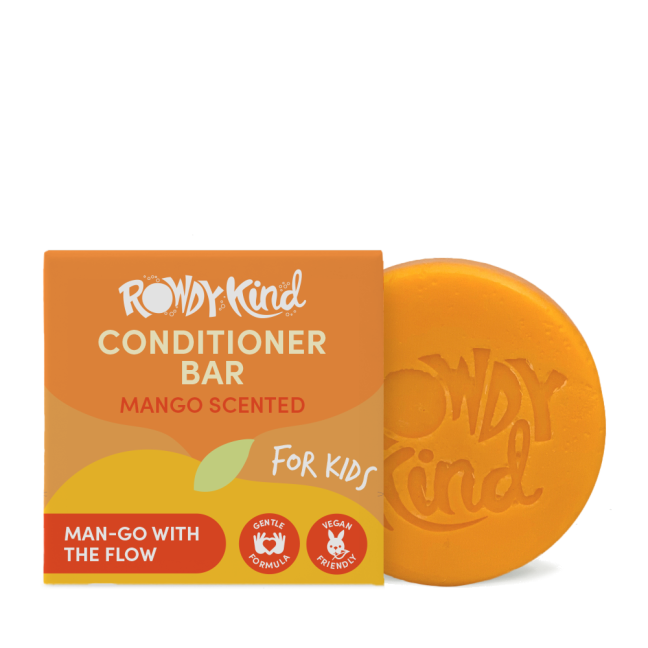 Mango scented conditioner bar for kids