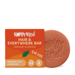 Orange scented hair bar for kids.