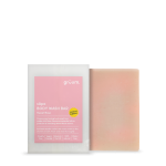 Pink body wash bar and packaging