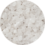 Close-up of salt crystals