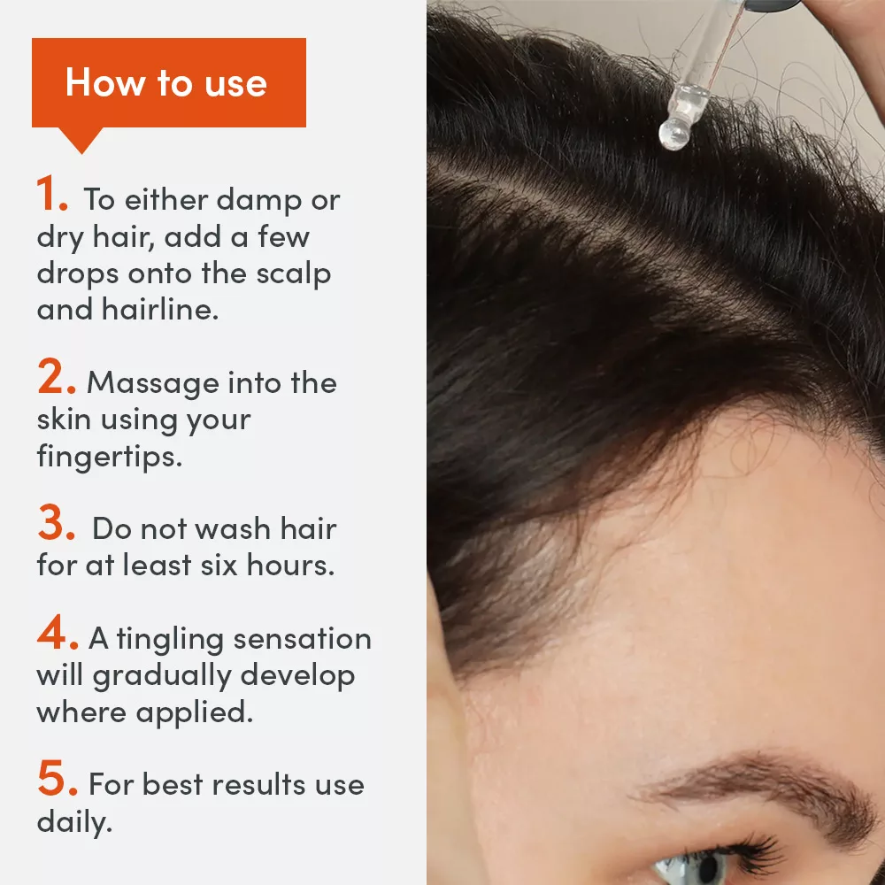 Hair care instructions and application