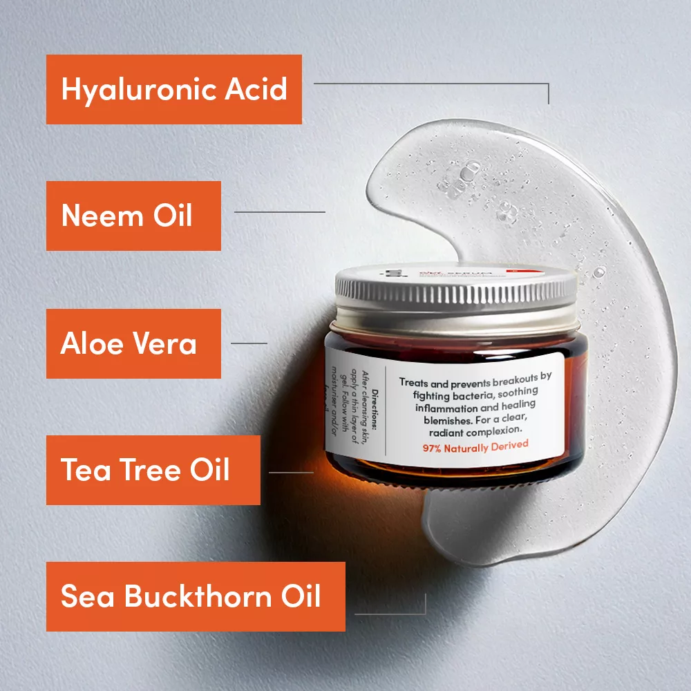 Skincare jar with ingredient labels