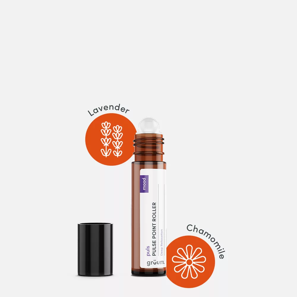 Pulse point roller with lavender and chamomile