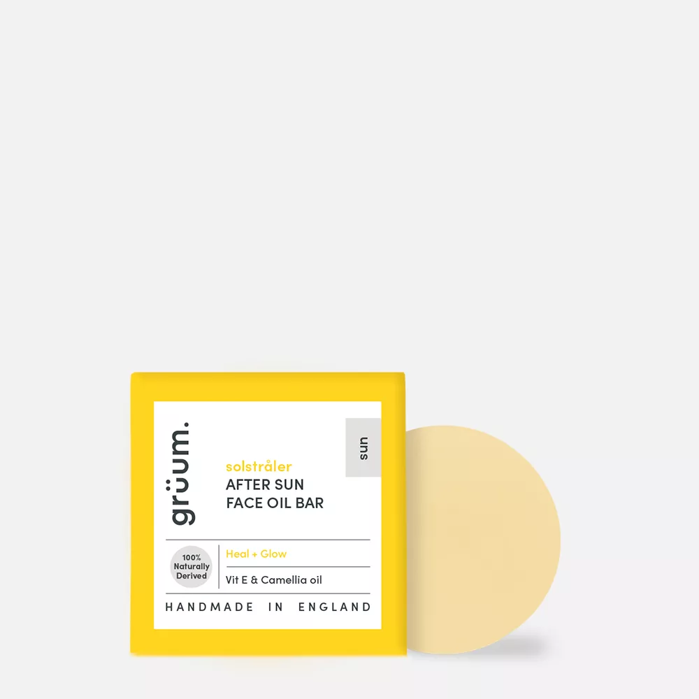 After sun face oil bar