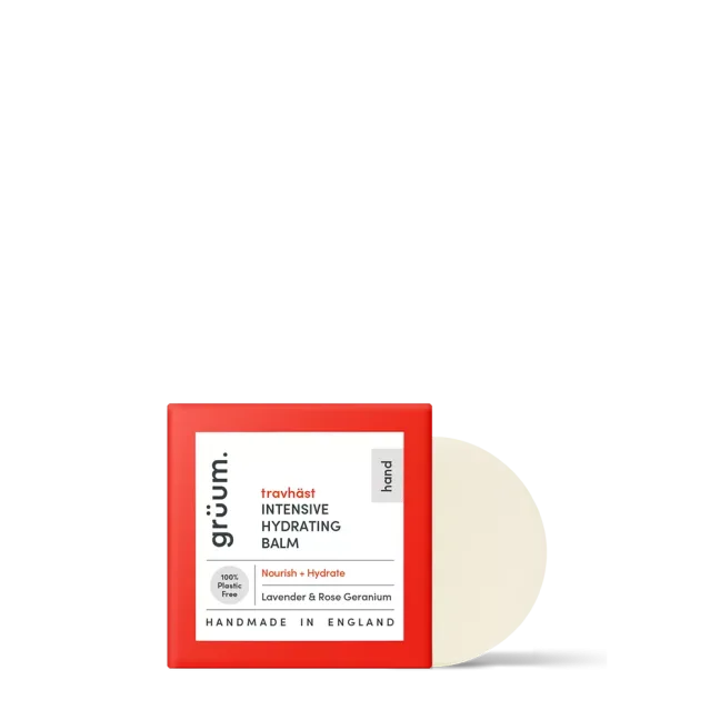 Red box of hydrating balm